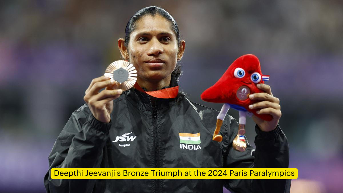 Deepthi Jeevanjee wins bronze at 2024 Paris Paralympics