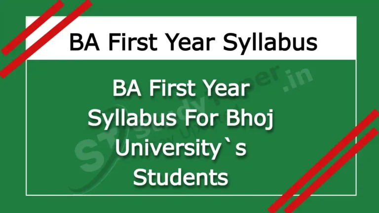 [BA First Year Syllabus For Bhoj University Students] This comprehensive guide provides a detailed overview of the BA First Year syllabus at Bhoj University. The syllabus outlines the core subjects and elective options available to students pursuing a Bachelor of Arts degree. We delve into the essential components of each subject, highlighting key concepts and skills students will acquire. The guide also addresses common FAQs regarding the syllabus and its implications for student learning. Introduction Embarking on a BA journey at Bhoj University opens doors to a world of knowledge and exploration. The First Year syllabus serves as a foundation for your academic pursuits, equipping you with essential skills and knowledge across diverse disciplines. This guide aims to provide a clear understanding of the syllabus, its structure, and its relevance to your overall academic growth. Frequently Asked Questions What are the core subjects for the BA First Year syllabus at Bhoj University? The core subjects typically include English, Hindi, History, Economics, Political Science, and Sociology. However, specific subjects may vary depending on the chosen specialization. Are there any elective options available in the First Year? Yes, students can usually choose one or two electives from a list offered by the university. Electives allow you to explore areas of interest beyond the core subjects. How is the syllabus structured for the First Year? The syllabus is typically divided into two semesters, each covering a specific set of subjects and units. Each subject has a designated number of lectures, tutorials, and practical sessions. English Syllabus For BA English is a fundamental component of the BA curriculum, fostering language proficiency and critical thinking skills. Reading and Writing Skills: This module focuses on developing effective reading comprehension, analytical skills, and writing styles for various purposes, such as essays, reports, and research papers. Grammar and Usage: You'll learn the nuances of English grammar, including syntax, punctuation, and vocabulary, enhancing your ability to communicate accurately and effectively. Literature: The study of literary texts, including poetry, prose, and drama, allows you to analyze themes, characters, and literary devices, expanding your understanding of human experience and literary traditions. Communication and Presentation Skills: This module focuses on enhancing public speaking skills, persuasive writing, and effective communication strategies in both written and oral forms. Hindi Syllabus For BA Hindi, as the national language of India, plays a crucial role in the BA syllabus, nurturing language skills and cultural awareness. Literature: You'll delve into the rich world of Hindi literature, studying classical and modern writers, exploring themes of social commentary, love, and spirituality. Grammar and Composition: The module focuses on mastering Hindi grammar, vocabulary, and writing styles, enabling you to express yourself effectively in written and spoken form. Translation: Learning the art of translating texts between Hindi and English expands your linguistic competence and cultural understanding. Hindi Cinema: This module analyzes Hindi cinema as a cultural phenomenon, exploring its themes, aesthetics, and impact on Indian society. History Syllabus For BA History opens a window into the past, fostering critical thinking, research skills, and an understanding of the present through the lens of the past. Ancient Indian History: This module delves into the civilizations, empires, and cultural developments that shaped ancient India, including the Indus Valley Civilization, the Vedic period, and the Mauryan Empire. Medieval Indian History: The focus shifts to the medieval period, exploring the rise and fall of empires, religious movements, and cultural exchanges, including the Delhi Sultanate, the Mughal Empire, and the Vijayanagara Empire. Modern Indian History: This module examines the crucial events and figures that shaped modern India, from the British colonial era to independence and beyond, including the Indian National Movement, the partition of India, and the post-independence period. Historiography: You'll learn about different historical methodologies and approaches, understanding how historians interpret and analyze historical events. Economics Syllabus For BA Economics helps understand the dynamics of resource allocation, production, and consumption in society, developing your critical thinking and problem-solving skills. Microeconomics: This module focuses on individual economic agents, such as consumers and producers, analyzing their choices and interactions within markets. Macroeconomics: You'll study the economy as a whole, examining factors like national income, inflation, unemployment, and government policies. Indian Economy: This module provides a specific focus on the Indian economy, analyzing its challenges, strengths, and growth strategies. Economic Development: You'll explore theories and policies related to economic development, examining factors that contribute to growth and poverty reduction. Political Science Syllabus For BA Political Science delves into the study of power, government, and political systems, fostering critical analysis of political institutions, ideologies, and processes. Indian Polity: This module examines the Indian constitution, the structure and functions of the government, and the role of different institutions, such as the parliament, judiciary, and executive. Political Theory: You'll explore classical and contemporary political theories, analyzing concepts like democracy, justice, liberty, and state sovereignty. International Relations: This module examines the relationships between states and other actors in the international system, including diplomacy, conflict, and global governance. Comparative Politics: You'll analyze different political systems, ideologies, and institutions across countries, comparing their strengths and weaknesses. Conclusion The BA First Year syllabus at Bhoj University provides a solid foundation for your academic journey. It equips you with essential knowledge, critical thinking skills, and a broader understanding of diverse disciplines. By engaging with the core subjects and elective options, you'll develop the skills and perspectives needed to navigate a complex world and pursue your passions. Keywords BA First Year Syllabus Bhoj University Core Subjects Elective Options Higher Education India Curriculum