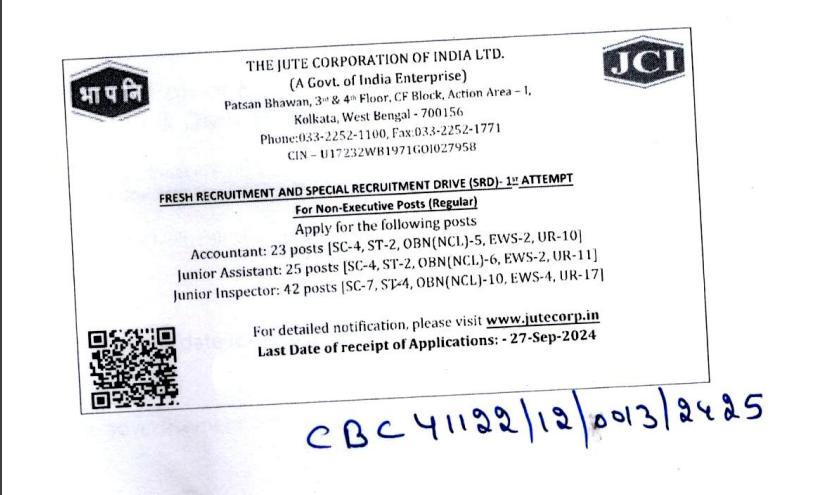 JCI Recruitment 2024 Notification 2024 Released for 90 Various Vacancies_3.1