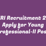 CAZRI Recruitment 2024 Apply for Young Professional-II Post