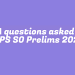 GA questions asked in IBPS SO Prelims 2024