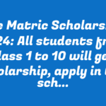 Pre Matric Scholarship 2024: All students from class 1 to 10 will get scholarship, apply in this scheme