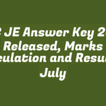 SSC JE Answer Key 2024 Released, Marks Calculation and Result in July