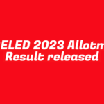 UPDELED 2023 Allotment Result released