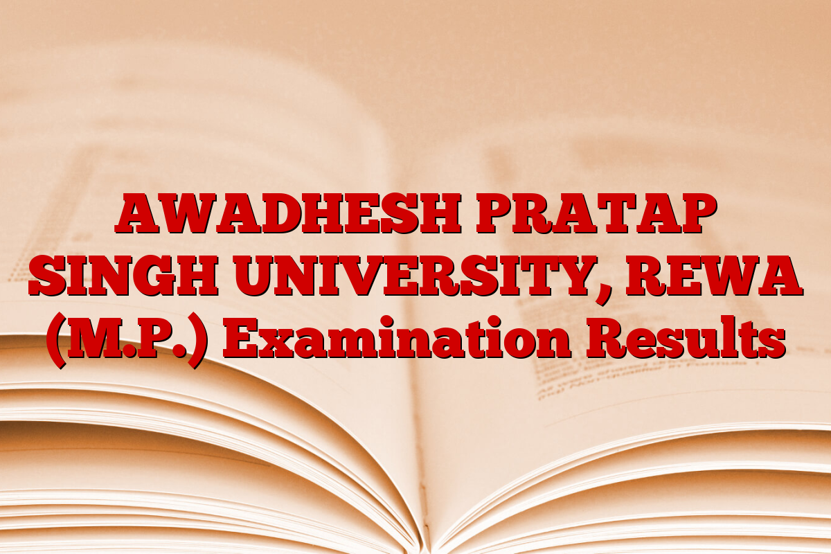 APSU First Year Result 2024 Released Check Here