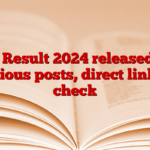 BIS Result 2024 released for various posts, direct link to check