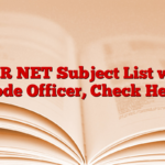 CSIR NET Subject List with Code Officer, Check Here