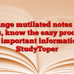 Change mutilated notes like this, know the easy process and important information! – StudyToper