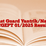 Coast Guard Yantrik/Navik CGEPT 01/2025 Result