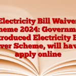 Electricity Bill Waiver Scheme 2024: Government introduced Electricity Bill Waiver Scheme, will have to apply online