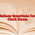 Guidelines Questions for SBI Clerk Exam