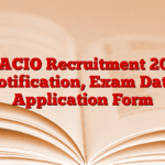 IB ACIO Recruitment 2025 Notification, Exam Date, Application Form