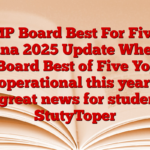 MP Board Best For Five Yojana 2025 Update Whether MP Board Best of Five Yojana is operational this year or not, great news for students » StutyToper