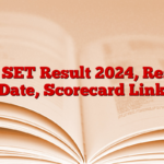 MP SET Result 2024, Result Date, Scorecard Link