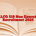 NALCO 518 Non Executive Recruitment 2025