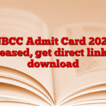 NBCC Admit Card 2024 released, get direct link to download