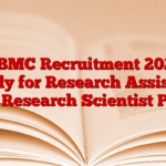 NBMC Recruitment 2024 Apply for Research Assistant and Research Scientist Posts