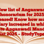 New list of Anganwadi honorarium for 2025 released! Know how much salary increased in which state Anganwadi Mandey List 2025 – StudyToper