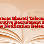 Prasar Bharati Telecast Executive Recruitment 2024 New Notification Released