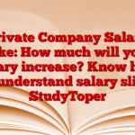 Private Company Salary Hike: How much will your salary increase? Know how to understand salary slip – StudyToper