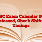 RPSC Exam Calendar 2025 Released, Check Shift & Timings