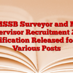 RSMSSB Surveyor and Mine Supervisor Recruitment 2024 Notification Released for 72 Various Posts