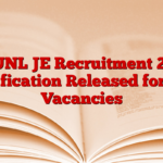 RVUNL JE Recruitment 2024 Notification Released for 487 Vacancies