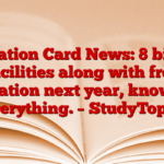 Ration Card News: 8 big facilities along with free ration next year, know everything. – StudyToper