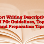 Report Writing Descriptive in SBI PO: Guidelines, Topics and Preparation Tips