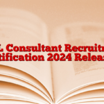 SAIL Consultant Recruitment Notification 2024 Released