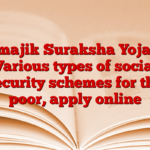 Samajik Suraksha Yojana: Various types of social security schemes for the poor, apply online