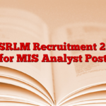 TNSRLM Recruitment 2024 for MIS Analyst Post