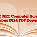 UGC NET Computer Science Syllabus 2024 PDF Download