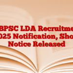 WBPSC LDA Recruitment 2025 Notification, Short Notice Released