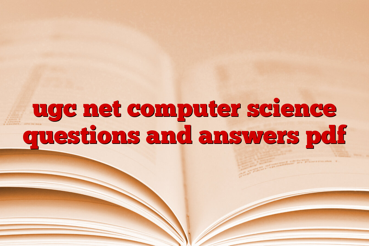 ugc net computer science questions and answers pdf