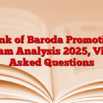 Bank of Baroda Promotion Exam Analysis 2025, View Asked Questions