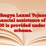 Bhagya Laxmi Yojana: Financial assistance of Rs 5,100 is provided under the scheme.