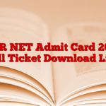 CSIR NET Admit Card 2025, Hall Ticket Download Link