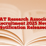 DIAT Research Associate Recruitment 2025 New Notification Released