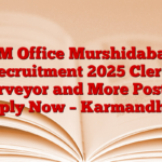 DM Office Murshidabad Recruitment 2025 Clerk, Surveyor and More Posts – Apply Now – Karmandhan