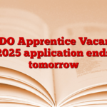 DRDO Apprentice Vacancy 2025 application ends tomorrow