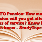 EPFO Pension: How much pension will you get after 10 years of service? Know how to know – StudyToper