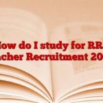 How do I study for RRB Teacher Recruitment 2025?