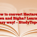 How to convert Hectare to Biswa and Bigha? Learn the easy way! – StudyToper