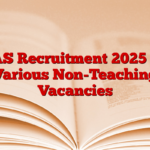 IIAS Recruitment 2025 for Various Non-Teaching Vacancies