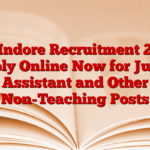 IIT Indore Recruitment 2025 Apply Online Now for Junior Assistant and Other Non-Teaching Posts