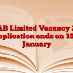 MCAB Limited Vacancy 2025 Application ends on 15th January