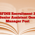 NABFINS Recruitment 2025 for Senior Assistant General Manager Post