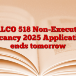 NALCO 518 Non-Executive Vacancy 2025 Application ends tomorrow