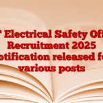 NBT Electrical Safety Officer Recruitment 2025 notification released for various posts